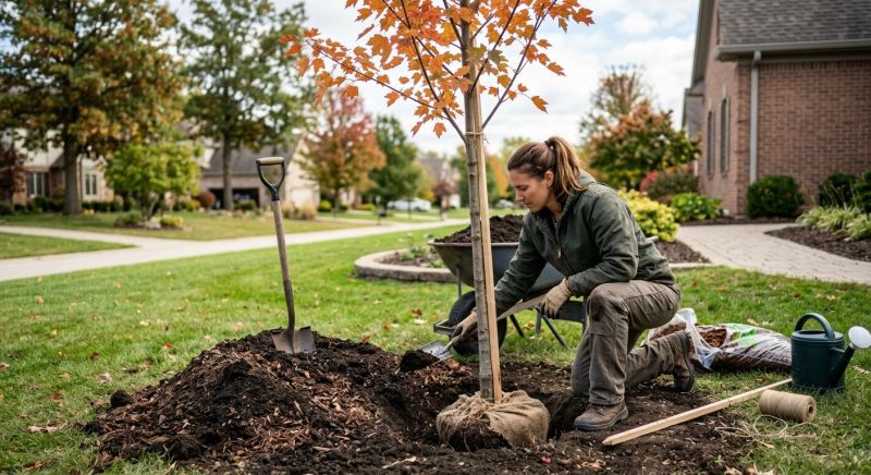 Japanese Maple Planting in Ventura County, CA